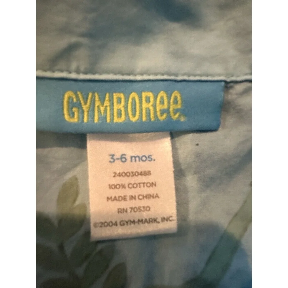 Gymboree Romper Outfit 3-6 Months Vintage 2004‎ Pineapple Beach Hawaiian EUC